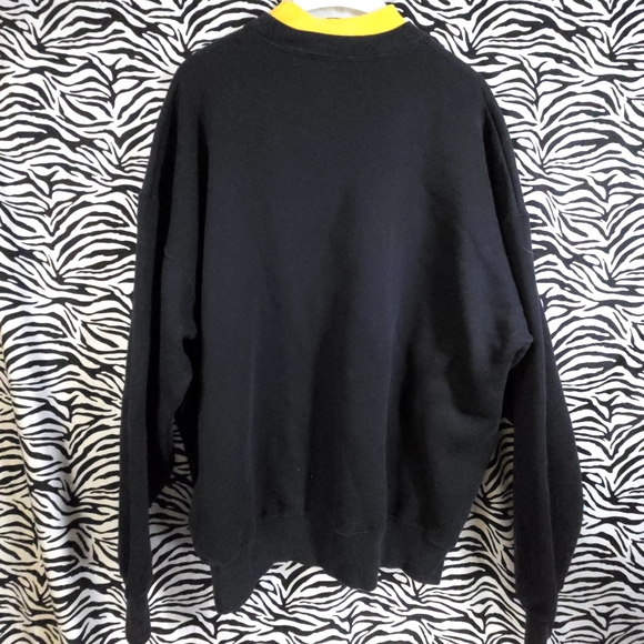 AUCNRL2 0205 Thrifted Mens 2X Dodger Iowa Hawkeyes Vintage 90s Sweatshirt DEN - Picture 6 of 6